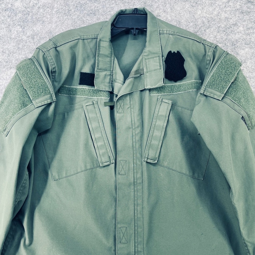 Tru-Spec Tactical Response Uniform Shirt Men Medium Regular Green Ripstop Flight
